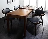 段階フリースライド伸縮式ダイニング7点セット 天然木 【テーブル(幅135-235cm)1＋チェア6】