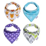 Storeofbaby Baby Bandana Drool Bib with Adjustable Snaps,Cute Vibrant Print Pattern () by storeofbab