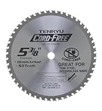 Tenryu CF-13550M 5-3/8 Carbide Tipped Saw Blade ( 50 Tooth MTCG Grind - 10mm Arbor - 0.055 Kerf) [並行