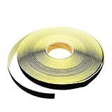 面ファスナー 両面テープ付 20ｍｍ 幅 × 20ｍ (オスのみ１巻, 黒)