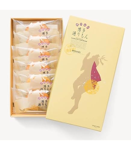 Amazon.co.jp: 明月堂 博多通りもん 6個入り（1箱） : 食品・飲料・お酒