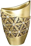 SINTECHNO SK-4267-V1 Bejeweled Sunflower Decorative Vase, 14' [並行輸入品]