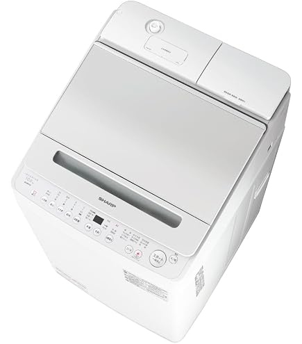 Amazon | シャープ(SHARP) 全自動洗濯機 10kg ES-GV10H-S 穴なし槽 