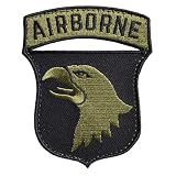 AIR BORNE ワッペン 第101空挺師団 REPSGEAR ベルクロ式 左向き