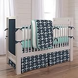 Carousel Designs Navy Anchors 3-Piece Crib Bedding Set by Carousel Designs