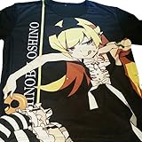物語シリーズ Tシャツ 忍野忍 化物語 半袖 ブラック Lサイズ【A】黒リボン