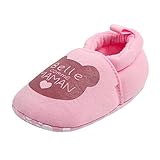 bliccr赤ちゃん 春 秋 可愛い靴 綿布 柔らかい底 滑り止め ベビーシューズ 幼児用 (12cm(Age:6-9Month ), ピンク)