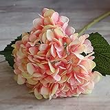 Auntwhale 人工シルクアジサイブッシュフラワーバンチブーケウェディングパーティー