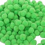 SONONIA ふわふわ　ポンポン　手作り　材料　工芸品　ボール　18mm 　手業　約200個　全9色選べ　 - 緑