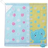 日繊商工 Fu・re・ru ピーカーブー ループ付ウォッシュタオル ゾウ(ブルー) FS-40201