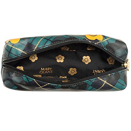 MARY QUANT バイアスレジメンタルデイジー スクエアペンケース マリークワント)MARY QUANT バイアスタータンデイジー スクエア