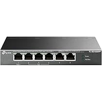 TP-Link スイッチングハブ ギガ 5ポート PoEハブ (4x PoE対応 全体最大56W) アンマネージ 5年保証 TL-SG1005P Amazon | TP-LINK 5ポート ギガビットデスクトップPoE+スイッチ