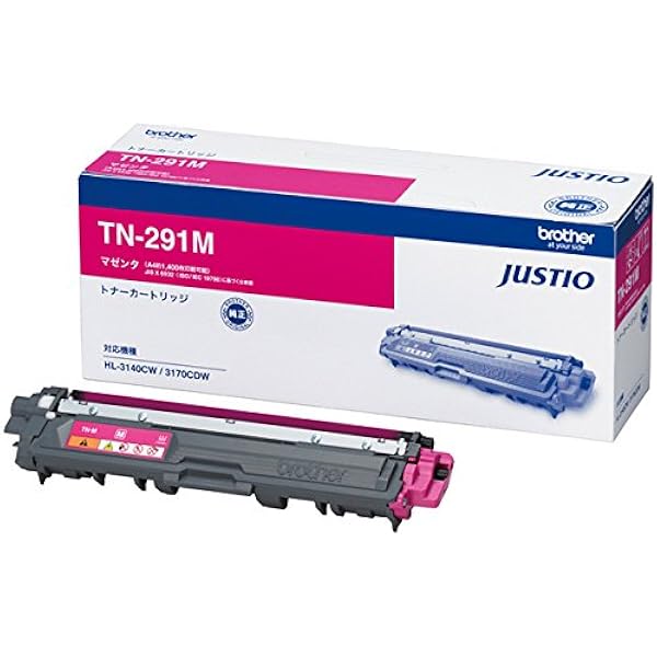 Amazon.co.jp: ブラザー トナーカートリッジTN-291 マゼンダ 純正品 