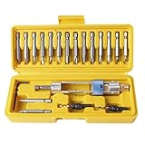 Flameer 高品質　ハーフタイム　ドリルドライバー　工具セット　20ビット　HSS　スクリュードライバヘッド　専門ケース付