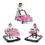 Bright Starts 3 Ways to Play Baby Activity Walker Ford F-150 in Pink (Pink) 3つの使い方がある！赤ちゃんのためのピンクカー歩