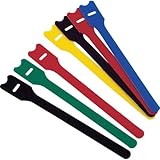 TRUSCO(トラスコ) マジックバンド ストラップ 黒 15cm 4本入りMKS1915BK