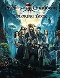 Pirates of the Caribbean Coloring Book: Activity Book for Kids and Adults - 40 coloring pages