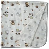 Rene Rolfe 5 Pk.Soft Flannel Baby Girls Receiving Blankets 100% Cotton Pink and White by Rene Rolfe 