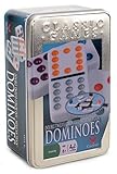 Cardinal Double 12 Color Dot Dominoes in Collectors Tin (Styles May Vary) [並行輸入品]