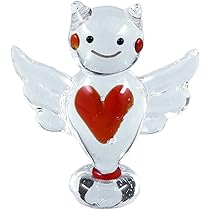 Amazon.co.jp: かわいい 手作り ガラス細工 金魚鉢 90mm ブルー