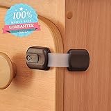 Adjustable Baby Safety Locks for Drawers, Doors, Cabinets, Toilet Seats - No Tools, No Drills - Avai