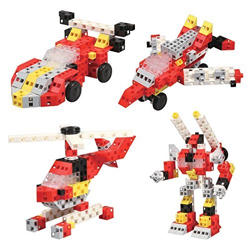 Click-A-Brick Toys Rockin' Racers 100pc - Building Block Set - Best Educational Gift for Boys and Girls - Gear Kids Up for STEM Learning, Imagination, & Engineering Fun - Create Endless Combinationsの表紙