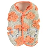 JPETTOかわいい 犬服 フリース ペット服 コート 冬服 背中開き Dカン付き ドッグウェア ジャケット 犬服 パーカー もこもこ 柔らかい 猫服 可愛い 防寒着 保温 小型犬 中型犬