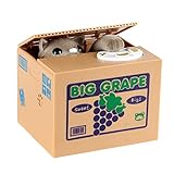 smartcocoキュート自動StealingコインGray Cat保存お金貯金箱Itazura保存お金ボックス