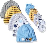 Gerber Baby 5パックキャップ& 4 Mittens