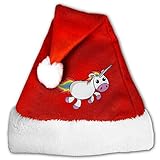 クリスマス サンタ帽 クリスマス プレゼント クリスマスツリー 飾り ユニコーン ベビー アニマル柄 イラスト プリント スタイル ギフト サンタクロースキャップ 雑貨 Medium