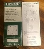 Brainerd真鍮メッキ3.5 "ユーティリティドアヒンジ31638 hn0008g-sb-r