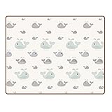 [LIVING CODI] Safety Grand Play Mat セーフティー・グランドプレーマットベビーマット [海外直送品] (180x230x16, Whale Dream)