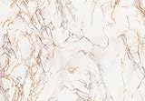 DC Fix 3460120 Brown and Gold Marble Decorative Vinyl, 17.72' x 6.56' [並行輸入品]