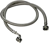 48" SS WASH MACH HOSE 2PK
