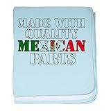 CafePress – 品質メキシコパーツBaby Blanket – スーパーソフトベビー毛布、新生児おくるみ 標準 ブルー 495473534-0-98-0
