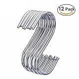 粘着フック S shape stainless steel hook シルバー CG-HOOK-1801