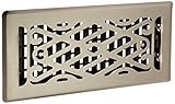 Decor Grates aah410-nkl Arabianメッキ床登録、4インチ10インチ、ニッケル