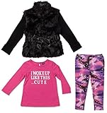 OK kids 。baby-girls Toby 3 Pieceジャケットセット US サイズ: M カラー: ブラック