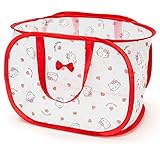 CJB Hello Kitty Foldable Pop Up Hamper Laundry Bag Horizontal Red White (US Seller) [並行輸入品]