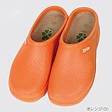 ガーデンシューズ サンダル サボサンダル レディース メンズ スリッポン ベランダ ガーデニングシューズ/オレンジ/37（約23.5cm）