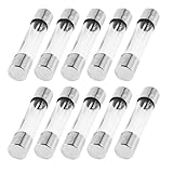 uxcell ガラス管ヒューズ　速断型　 6x30mm　 250V 　15A　10個入り