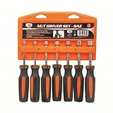 IIT 62030 SAE Nut Driver Set Hollow, 7-Piece [並行輸入品]