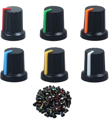 Amazon | uxcell ポテンショメータノブ ボリュームコントロール