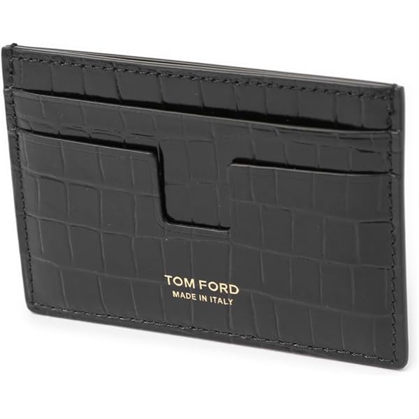 希少【美品】TOM FORD トムフォード ケース カーフレザー ゴールド TOM FORD（トムフォード） パスポートケース/カードケース EXOTIC LINE