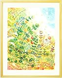 出産祝い 女の子 男の子 絵画アート「grow」(名入れ-Mサイズ) 誕生記念 1歳誕生日 プレゼント 人気