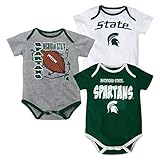 Michigan State Spartansベビー/幼児" 3点Spread " 3 Piece Creeper Set グリーン