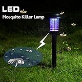 ガーデンソーラーパワー LED 蚊キラーランプヤードプラスチック防水の芝生ライト