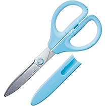 青と白のボタン式はさみ Amazon.co.jp: コクヨ ハサミ 青 ハサ-2B : 文房具・オフィス用品