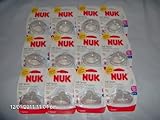 12 Pack Nuk Replacement Spouts - Clear Soft Silicone by NUK [並行輸入品]