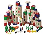 Haba Little Amsterdam 166 Piece Wooden Building Block Set (Made in Germany) [並行輸入品]